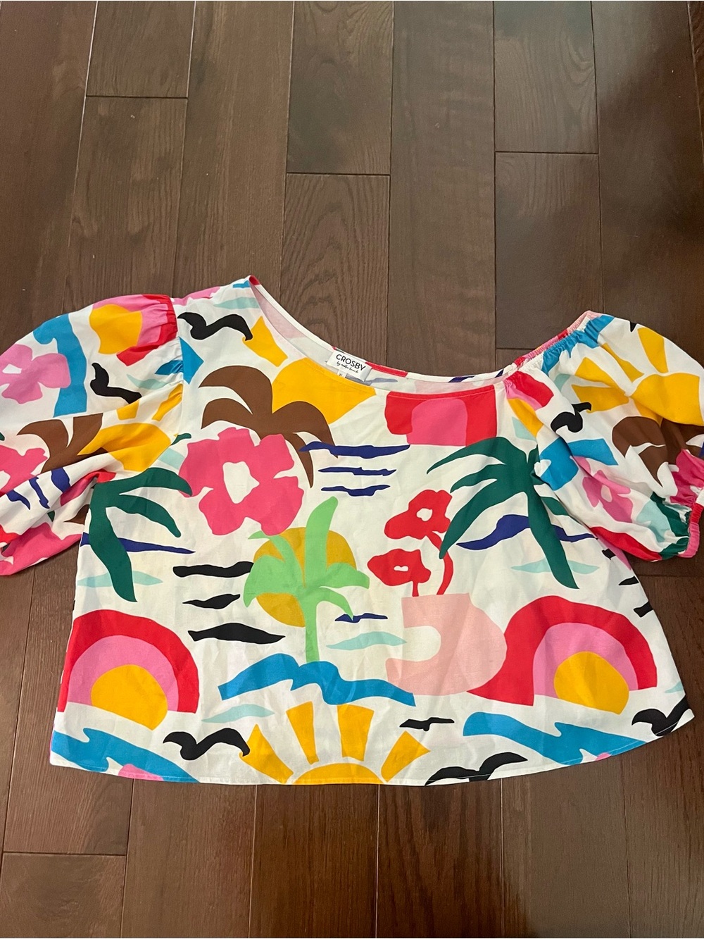 Crosby by Mollie Burch Shine Your Bright Asymmetrical Top
